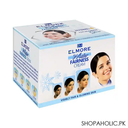 Elmore Ultimate Glow Winter Fairness Cream, Enriched With HYDRO1, Jar, 50ml - Image 4
