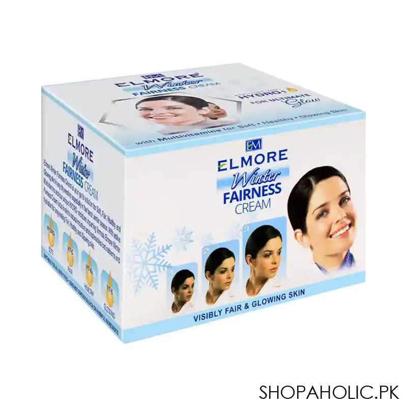 Elmore Ultimate Glow Winter Fairness Cream, Enriched With HYDRO1, Jar, 50ml - Image 4