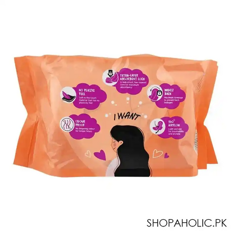 embrace essentials maxi extra long pads, 8 pack image2
