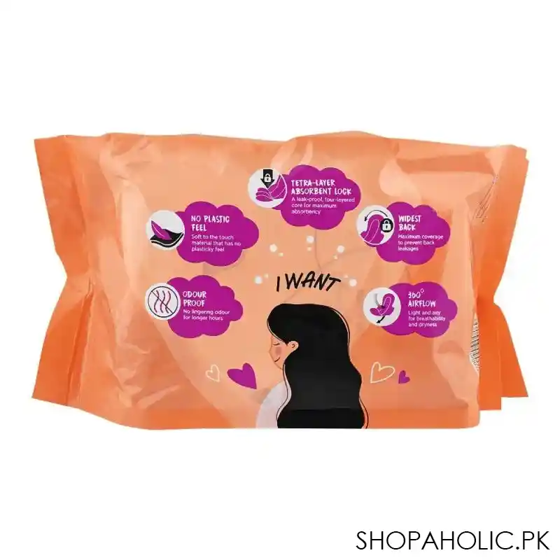 embrace essentials maxi extra long pads, 8 pack image2