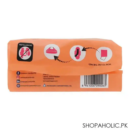 embrace essentials ultra thin long pads, 9 pack image4