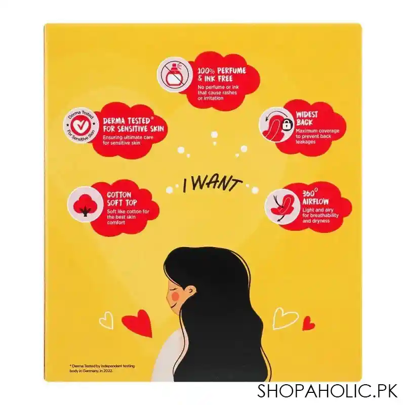 embrace sensitive ultra thin long pads, 9 pack image2