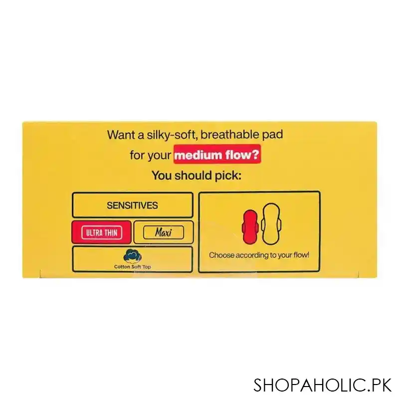 embrace sensitive ultra thin long pads, 9 pack image3