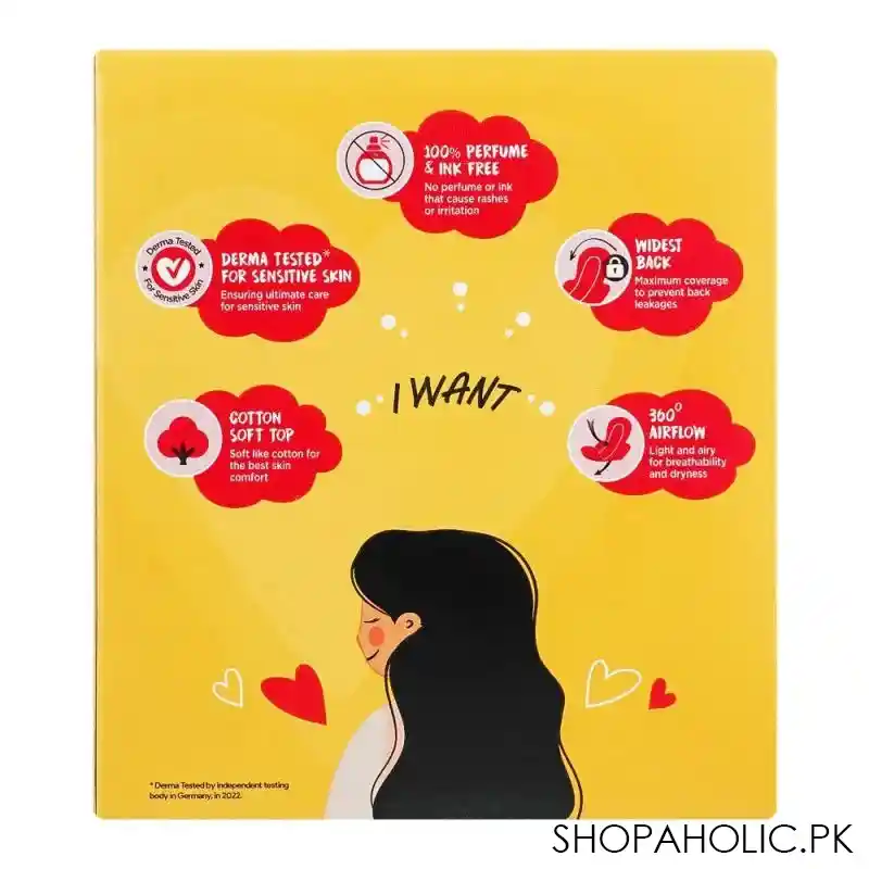 embrace sensitives ultra thin pads, extra long, 8 pack image2