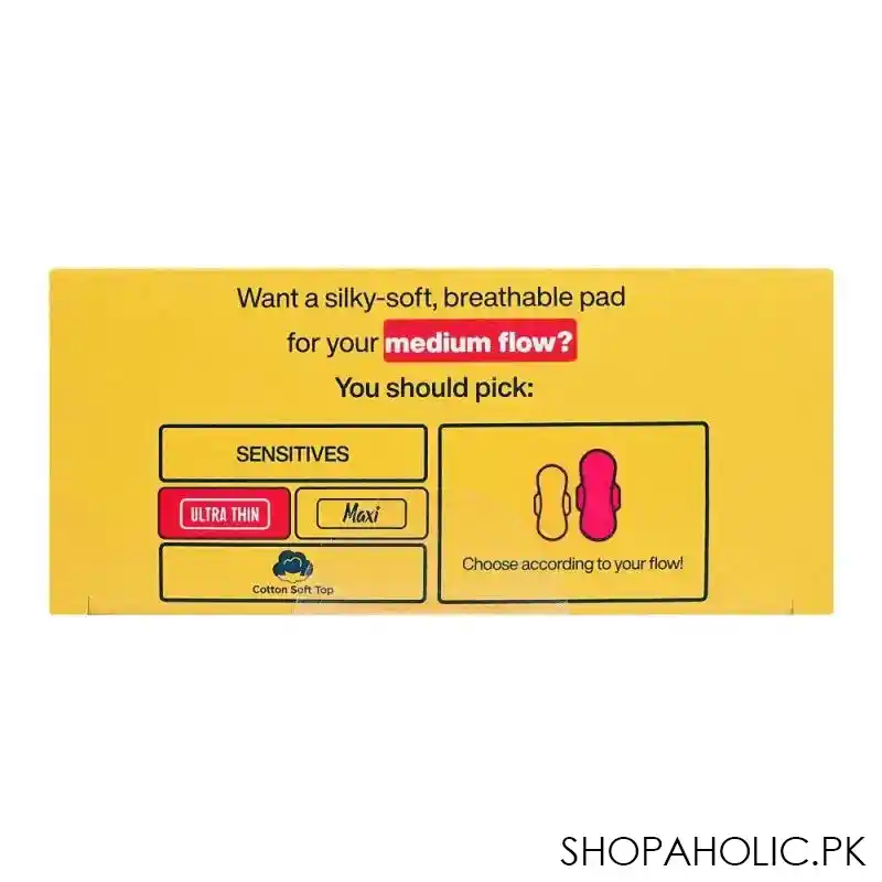 embrace sensitives ultra thin pads, extra long, 8 pack image3