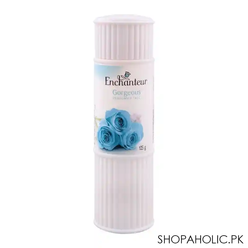 enchanteur gorgeous talcum powder, 125g main image