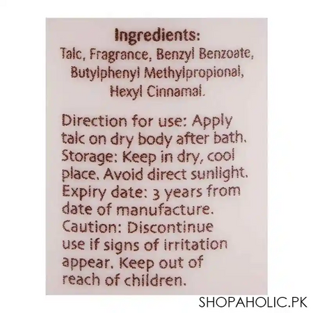 enchanteur gorgeous talcum powder, 250g image2