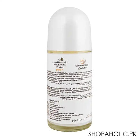 Enchanteur Radiant White Soft Smooth Charming Roll-On For Women, 48 Hours Lasting, Anti-Perspirant, 50ml - Image 3