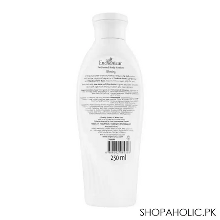 enchanteur satin smooth stunning perfumed body lotion, 250ml image2