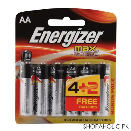energizer aa max batteries 6 pack bp 6 main image