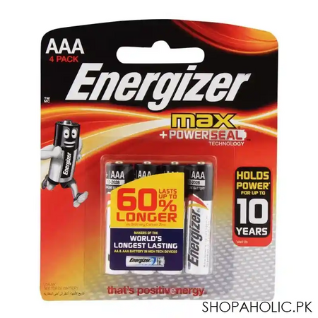 energizer aaa max batteries 4 pack bp 4 main image
