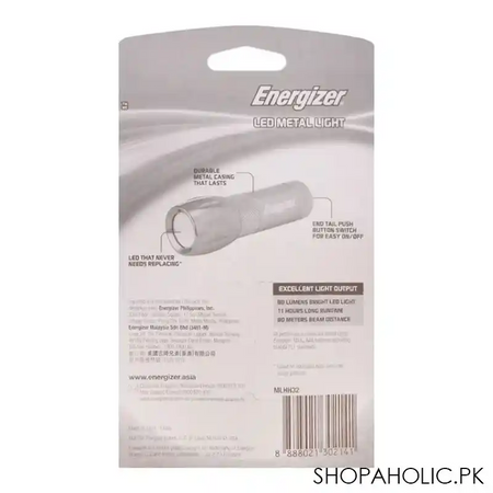 energizer led metal flash light, 80 lumens, mlhh32 image3