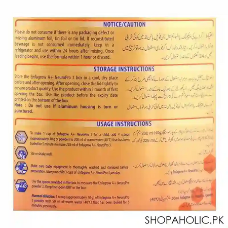 enfagrow a+ stage 3 infant formula, 1 year & above, 380g image3