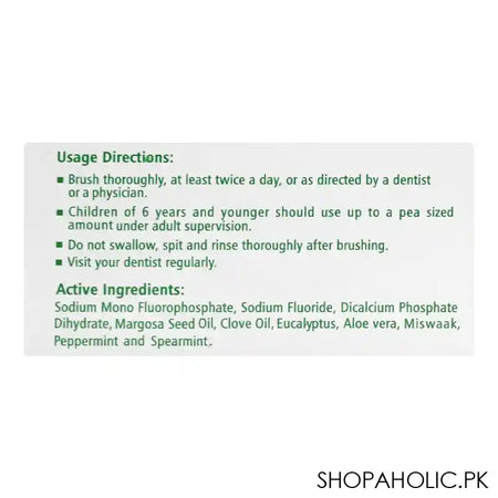 English Herbal Fluoride Toothpaste, 65g - Image 3