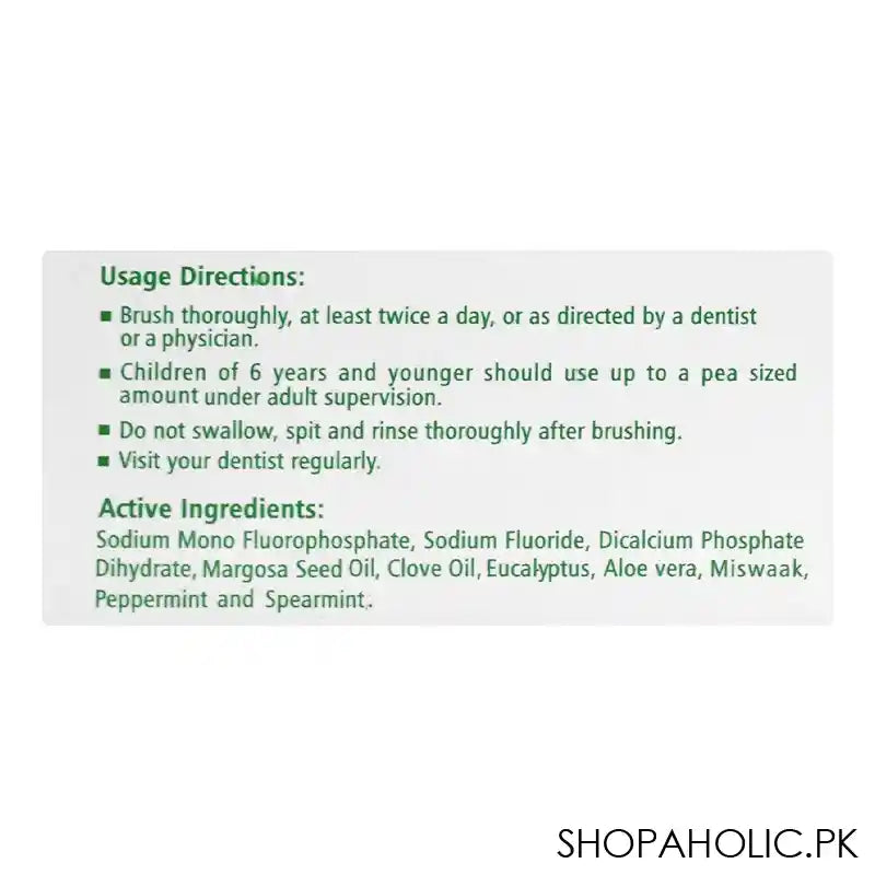 English Herbal Fluoride Toothpaste, 65g - Image 3