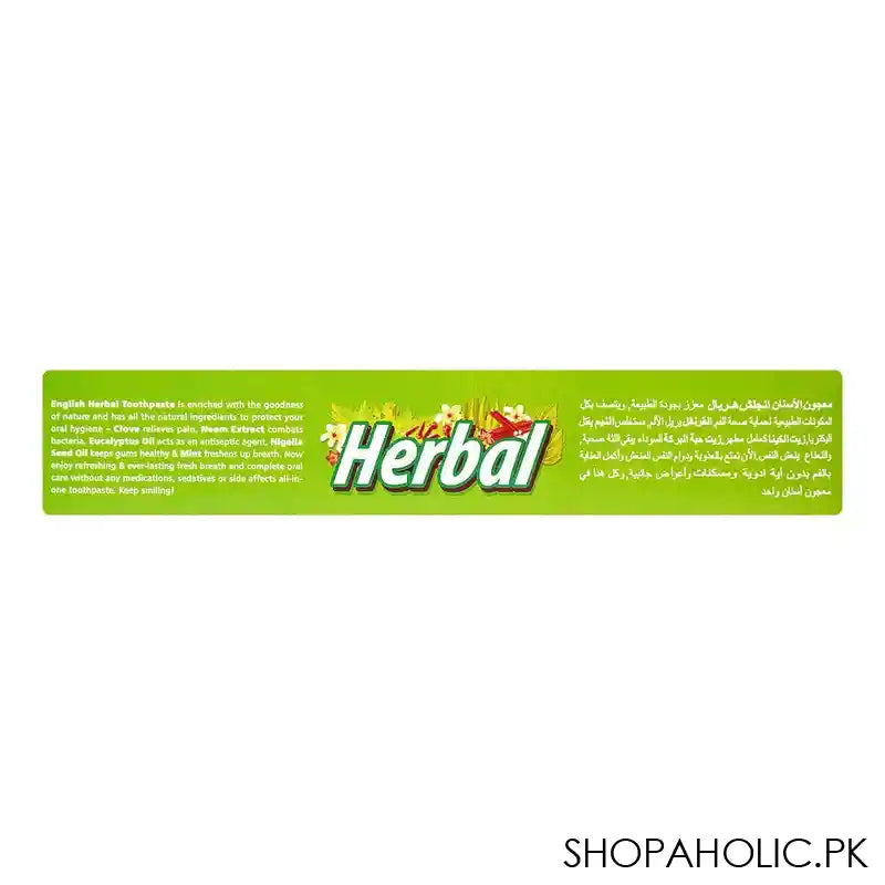 English Herbal Fluoride Toothpaste, 65g - Image 5