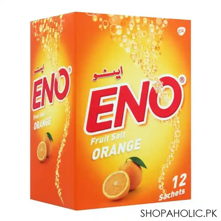 eno fruit salt orange sachet, 12x5g main image