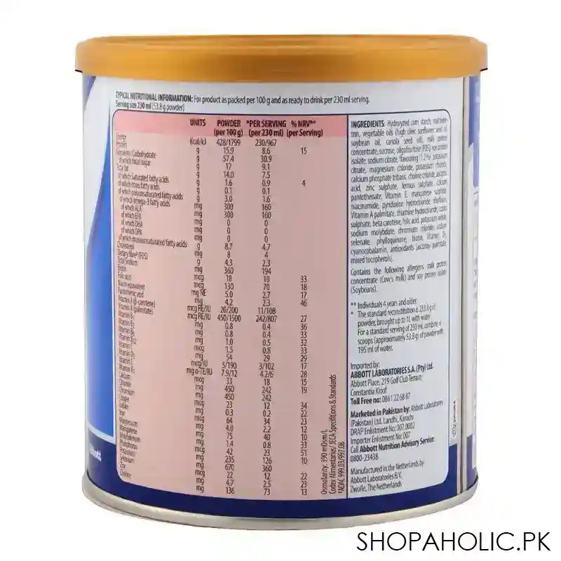 ensure nutritional supplement powder, strawberry flavor, 400g image2