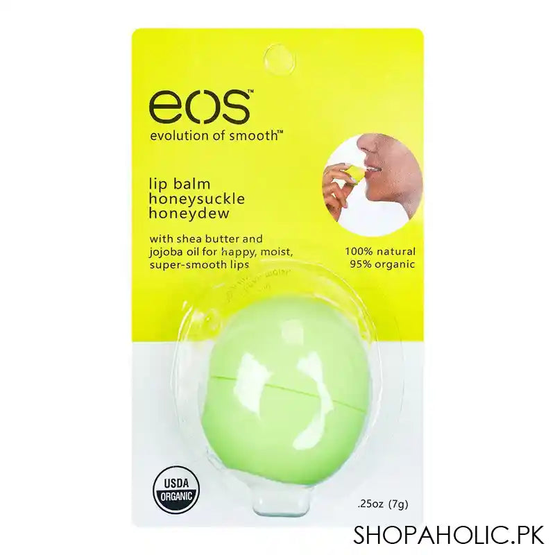 EOS Evolution Of Smooth Honeysuckle Honeydew Lip Balm, 7g - Main Image