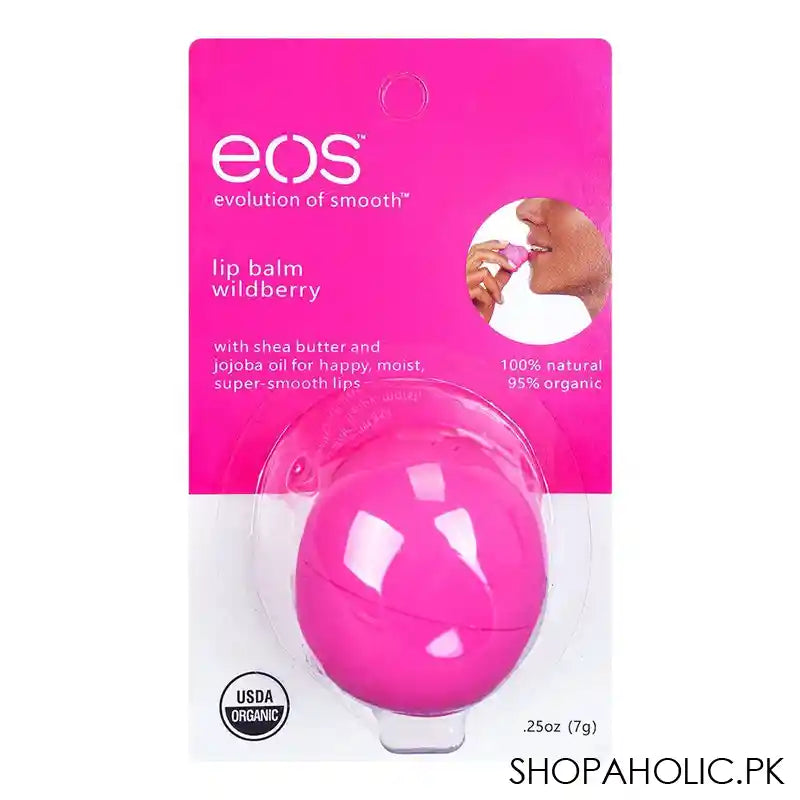 EOS Evolution Of Smooth Wild Berry Lip Balm, 7g - Main Image