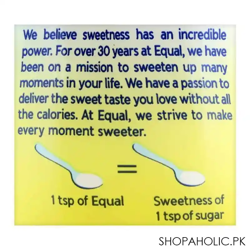 equal sucralose granulated zero calorie sweetener, jar, 60g image3
