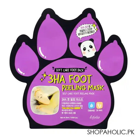 Esfolio 3HA Foot Peeling Facial Mask 40ml, 1 Pair - Image 3