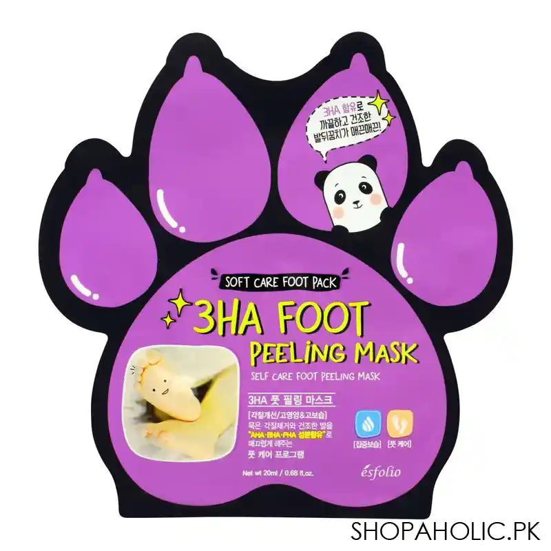 Esfolio 3HA Foot Peeling Facial Mask 40ml, 1 Pair - Image 3