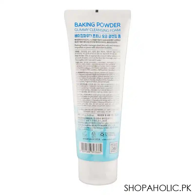 Esfolio Baking Powder Gummy Cleansing Foam, Pore Skin Care, 150g - Image 2