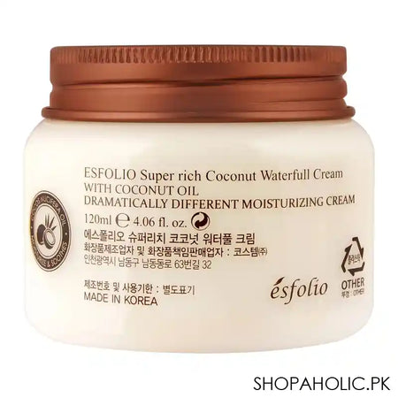 Esfolio Super Rich Coconut Waterfull Cream, 120ml - Image 3