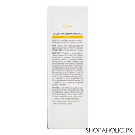 esfolio vitamin brightening hippophae rhamnoides ampoule, 30ml image3
