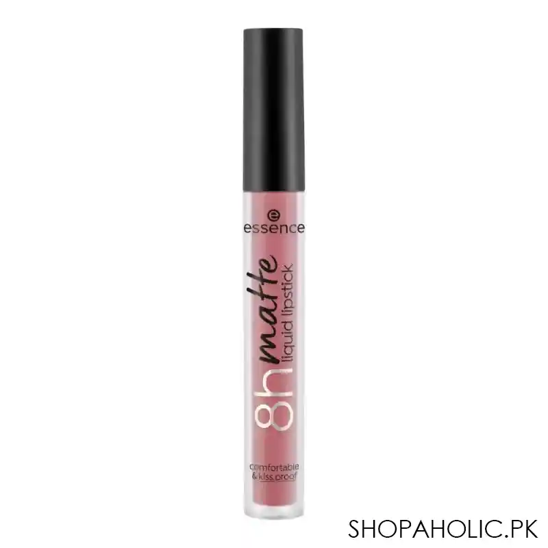 essence 8h matte liquid lipstick, 04, rosy nude image2
