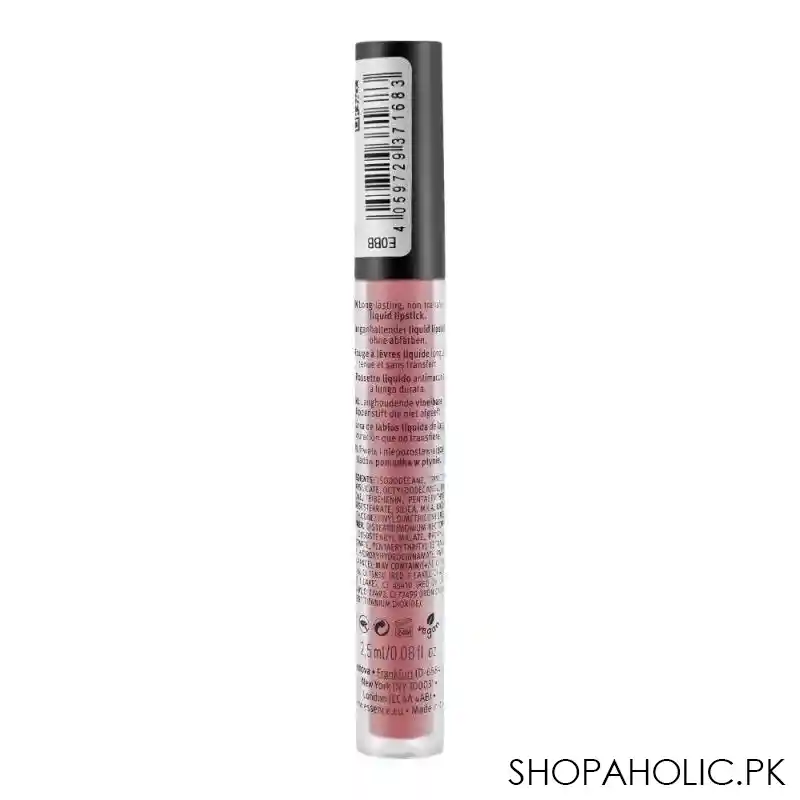 essence 8h matte liquid lipstick, 04, rosy nude image3