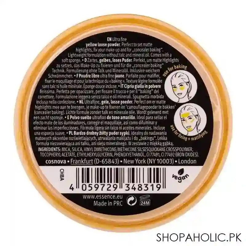 essence banana loose powder with sponge, 6g image3