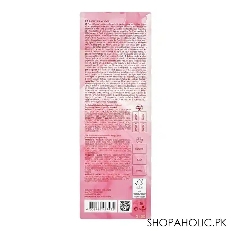 Essence Bloom Baby, Bloom! Eye & Face Palette, 11.5g, 02 Bloom Your Own Way - Image 5
