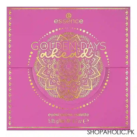 Essence Golden Days Ahead Eyeshadow Palette, 9 Colors, Vegan, 5.85g, 01 Livin'For Golden Drama - Image 2
