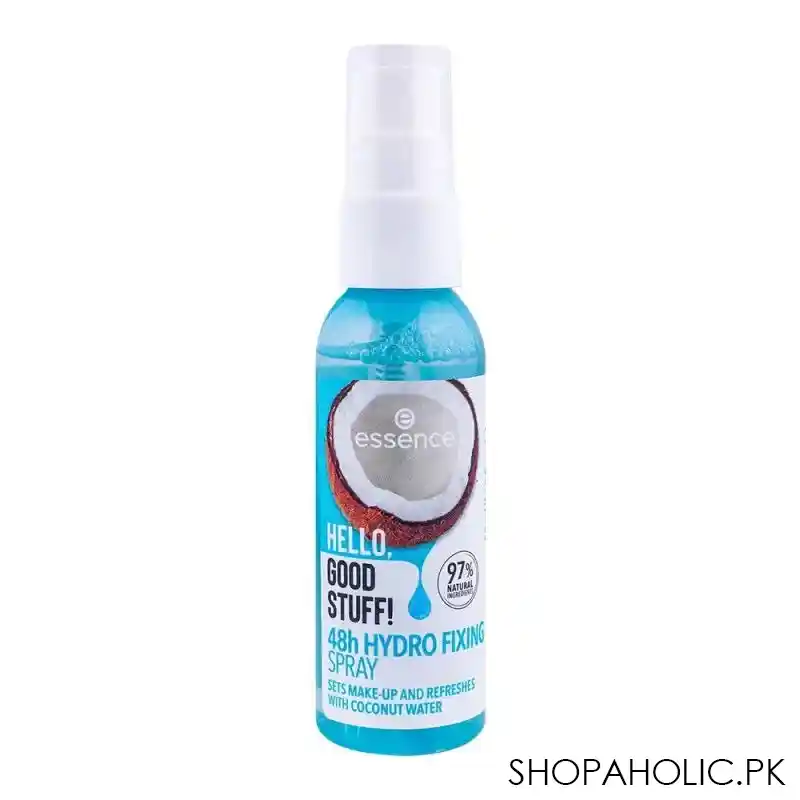 essence hello, good stuff 48h hydro fixing spray, 50ml main image