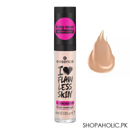 Essence I Love Flawless Skin Long Wear Concealer, Long Wear, Waterproof, High Coverage, 4ml, 20 Dark Porcelain - Main Image
