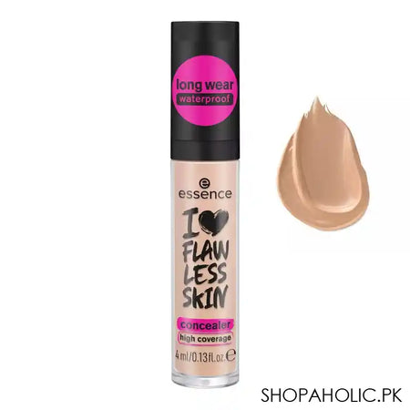 Essence I Love Flawless Skin Long Wear Concealer, Long Wear, Waterproof, High Coverage, 4ml, 30 Light Beige - Image 3