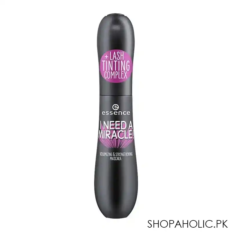 essence i need a miracle volumizing & strengthening mascara, 01, black image2