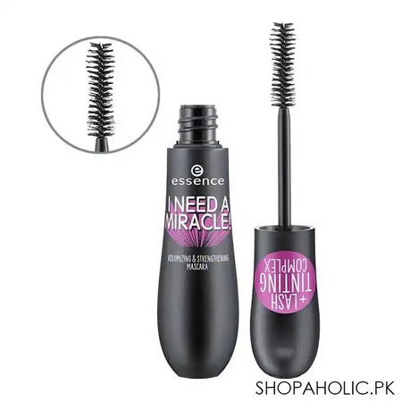 essence i need a miracle volumizing & strengthening mascara, 01, black main image
