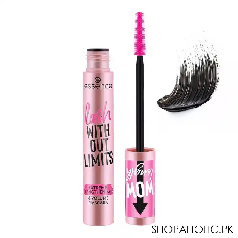 Essence Lash Without Limits Extreme Lengthening & Volume Mascara, 01 Ultra Black - Main Image