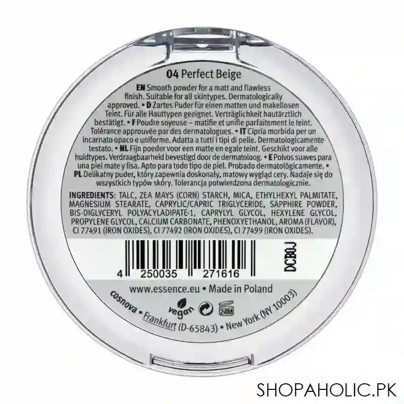 essence mattifying compact powder, 04 perfect beige image3