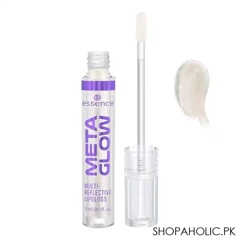Essence Meta Glow Multi Reflective Lip gloss, 3ml, 01 Cyber Space - Image 2