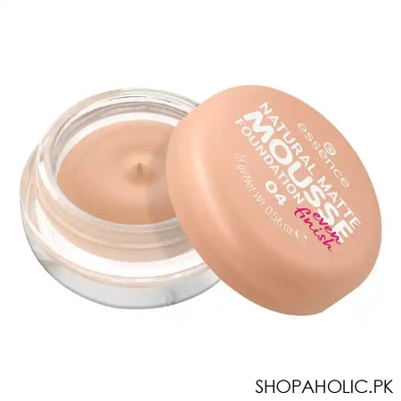 Essence Natural Matte Mousse Foundation, Vegan, 16g, 04 - Main Image