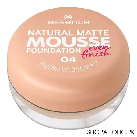 Essence Natural Matte Mousse Foundation, Vegan, 16g, 04 - Image 4
