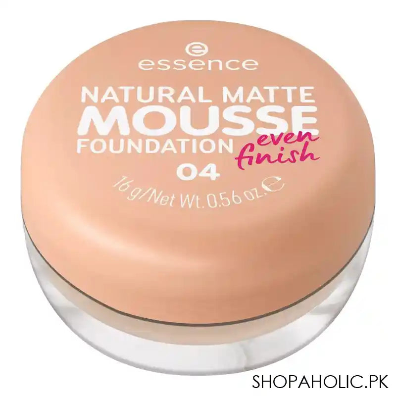 Essence Natural Matte Mousse Foundation, Vegan, 16g, 04 - Image 4