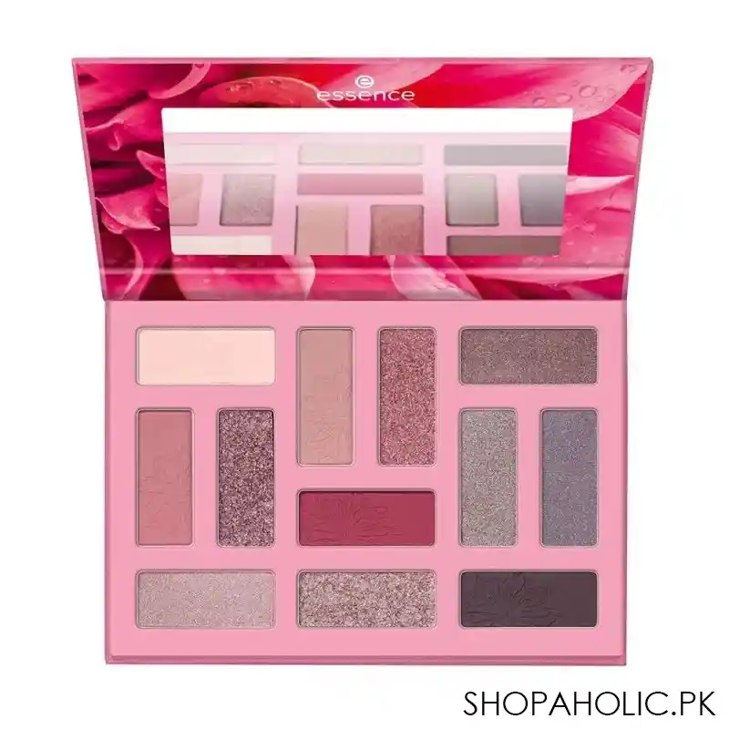 essence out in the wild eyeshadow palette, 01 don't stop blooming main image