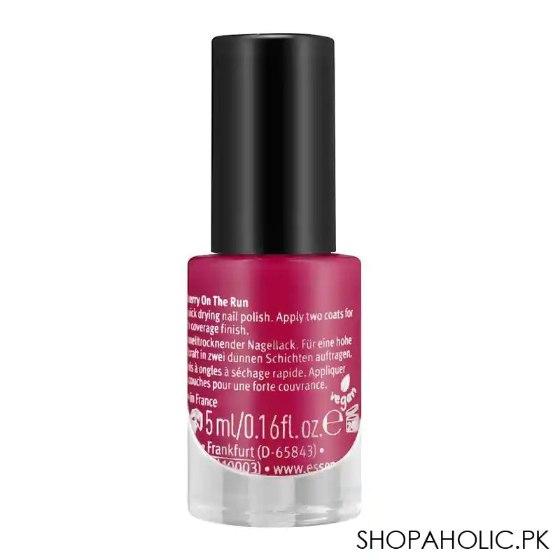 Essence Pretty Fast Nail Polish, 04 Cherry On The Run - Image 2