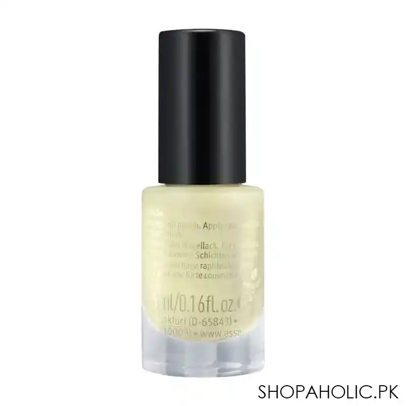 essence pretty fast nail polish, 06 yellow to go image2