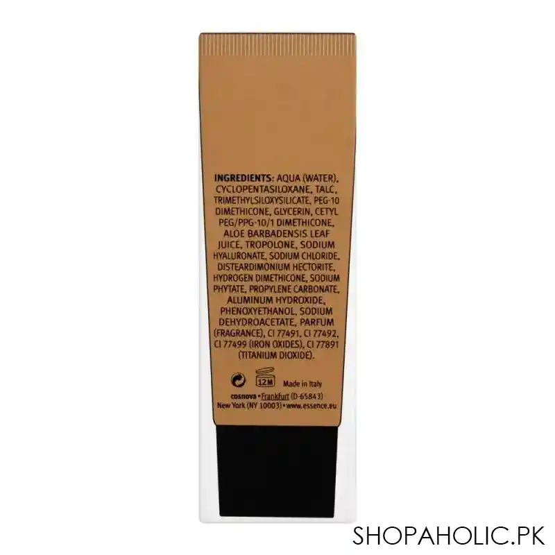 essence pretty natural 24h long lasting hydrating foundation, with hyaluron, 170 natural cashmere image3